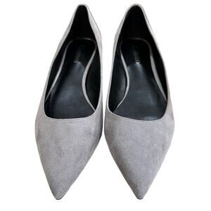 Camssoo 1.5” heels, light gray pointed toe pumps No wear size 10.5
